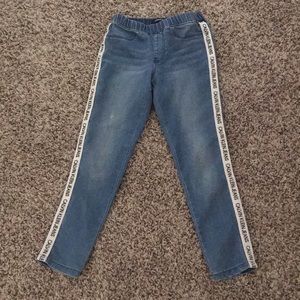 Calvin Klein logo tape jeggings